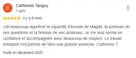 Avis Google de Catherine