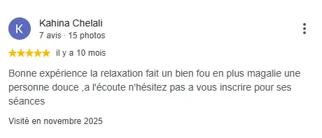 Avis Google de Kahina