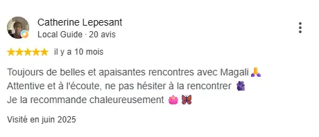 Avis Google de Catherine
